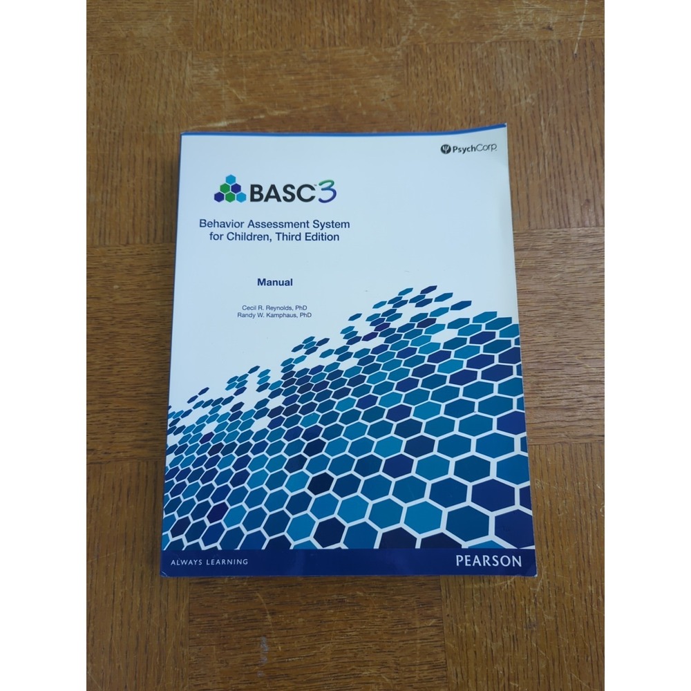 BASC-3 Behavior Assessment‎ System for Children 3rd Edition Manual